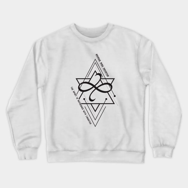 Animus Risu Novatur Crewneck Sweatshirt by Insomnia_Project